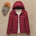 Miniatyrbilde 5 av 6: Plusshettejakke for kvinner med hette, glidelås og lommer - perfekt for shopping - hudfarget rosa skin pink 4xl