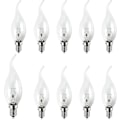 Miniatyrbilde 1 av 5: 10-pakke Små Helix Lyspærer 25 Klare Edison Helix Flammespiss Lyspærer Ses E14 240v av Brightfour
