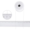 Miniatyrbillede 2 af 5: Hvid Nylon-belagt Elastisk Tråd - Rulle med 50 meter, 0,6 mm Hvid White White