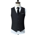 Miniatyrbilde 2 av 3: Dressvest for menn Business dressvest for menn svart black S
