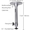 Miniatyrbild 4 av 5: Miniprojektorfäste Universal Projektor Tak- och Väggfäste 360° Rotation Projektorstativ Kompatibelt med Projektorer