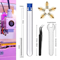 Miniatyrbild 3 av 3: Nytt extrudermunstyckesats Mk8-set kompatibelt med 3d-skrivare