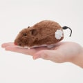 Miniatyrbillede 5 af 6: Plys Mus Design Legetøj, 1 stk. Vind op Mus Rotte Kat Hund Legetøj Mus Prank Mekanisk Bevægelse 1 Random Color