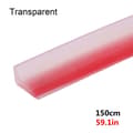 Vattenstopp Vattenhållande List TRANSPARENT 150CM Transparent[BT} Transparent 150cm