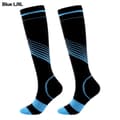Kompressionsstrumpor Elastiska strumpor BLÅ L/XL L/XL blå blue L/XL-L/XL