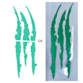 Miniatyrbillede 1 af 5: Monster Claw Scratch Marks Auto Forlygte Dekal Bil-Styling Auto Stickers Dekor Green 0.03