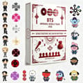 BTS World Tour Arirang 24-dagers blindboks, akryl K-Pop nedtellingskalender samleobjekt