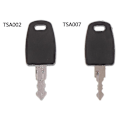 Miniatyrbillede 2 af 5: Multifunktionel Tsa002 007 Nøglepose Til Kufferttaske Told Tsa Låsnøgle Shytmv TSA007