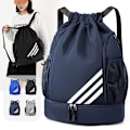 Miniatyrbilde 2 av 4: Sports Ryggsekk Stor Kapasitet Fotball Bag Basketball Bag Vanntett Black