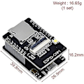Miniatyrbild 4 av 4: 1 Pack Esp32-cam Wifi Bluetooth Esp32-cam-mb-kort - USB till Ch340g seriell port med Ov2640 2mp kameramodul
