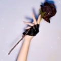 Miniatyrbillede 3 af 5: Pu Læder Fingerløse Handsker Til Goth Punk Rock Lolita Harajuku Sort One Size Sort Black One Size