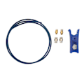 Miniatyrbilde 1 av 8: PTFE-slange 1M XS-serie 1,75MM filament med 2X PC4 M6 2X PC4 M10 pneumatiske koblinger rørskjærer for Ender 3 V2 3 Pro 5 CR 10