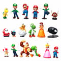 18-pack Super Mario-figurer i ny stil