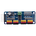 Miniatyrbild 3 av 5: PCA9685 16-kanals 12-bitars PWM servomotor drivrutin IIC-modul för robotgränssnitt I2C-modul
