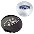 Miniatyrbild 2 av 5: 4-pack - Ford navkapslar / Hjulnavsemblem - B 70 70 66mm - Silver