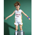 Pikkukuva 4 / 4: Kobe Bryant No.24 Koripallopaita Setti Lakers Uniformu Lapsille Teineille W Valkoinen[qb] White XL (150-160CM)