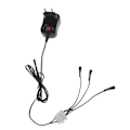 Pikkukuva 4 / 5: Säädettävä 3V-12V EU/US/UK virtalähde LR20 D MN1300 akulle, korvaa 2-8 kpl 1,5V LR20 D akun 0.33 EU Plug