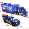 Pikkukuva 1 / 5: Pixar Cars 3 Lightning McQueen -kuorma-auto, metallivalettu kokoelma A5