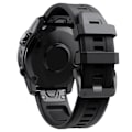 Miniatyrbillede 1 af 5: 20MM Rem til håndled i silikone med hurtigspænde til Garmin Fenix ​​7S/6S/6S Pro/5S/5S Plus/Descent Mk2S ur (sort) Sort