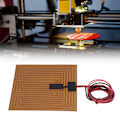 Miniatyrbillede 1 af 5: PI Varmeelement Film Fleksibel 150℃ 7,9 X 7,9 Tommer Selvklæbende Varmeplade Til 3D-printer DC12V 120W