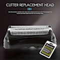 Miniatyrbilde 2 av 8: 32B 32S S3 Elektrisk erstatnings barberhode tilbehør for Braun Series3 barberhøvelhode Black
