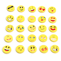 Miniatyrbillede 2 af 7: Viskelæder, pakke med 16, Smiley-viskelæder, blyantsviskelæder, viskelæder til K