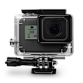 Pikkukuva 1 / 5: Vedenpitävä Gopro Hero 7 Black 6 5 -kotelo jalustalla
