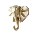 Pikkukuva 5 / 5: 1/2/3/5 Vahva ja kestävä eläinpään avaimenkoukku yksinkertaiselle kullalle (elefantti) gold (elephant) 5 Sets