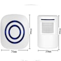 Miniatyrbillede 4 af 4: Passagealarm, butik ur, trådløst alarmsystem med bevægelsessensor, adgang til stede