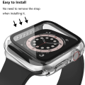 Miniatyrbild 6 av 6: Hård Skal för Apple Watch Watch Case 9 8 7 6 5 4 38 40mm Tillbehör Skärmskydd iWatch Serie 44mm 45mm 41mm 42mm Grå 2 Gray 24 Series 7 8 9 41mm