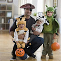 Miniatyrbillede 5 af 5: Pirathat til voksne Halloween-hatte til voksne og kolonialstil Tricorn-hat passende kirsebær