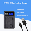 Miniatyrbillede 8 af 10: NPBD1 Kamera Batteri LCD USB-oplader til Cyber-shot DSCP100, DSCP120, DSCP150, DSCP200 Kameraer Bærbar og praktisk