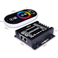 Miniatyrbilde 2 av 5: RGB LED berøringsfjernkontroll, RF trådløs berøringsfjernkontroll LED dimmerkontroller for LED-stripe lys DC12v-24v 8a/ch