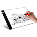 Miniatyrbillede 2 af 5: A4 Lysplade Tegneplade / Skriveplade med LED-lys - Perfekt white