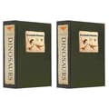 Interaktiv 3D Dinosaur Encyclopedia Bok for Barn Pedagogisk Pop-Up Forhistorisk Skapning Gave til Gutter Jenter(h) 2pcs