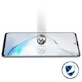 Miniatyrbillede 4 af 4: Galaxy Note 10 Lite skærmbeskytter i hærdet glas 9H anti-fingeraftryk - transparent hvid