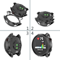 Miniatyrbilde 4 av 5: Garmin Forerunner 245 Elektroplettert Deksel - Svart Svart