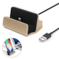 Miniatyrbild 1 av 5: 2036 Mobiltelefonladdningsdocka Stativ - Apple Guld