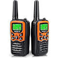 Pikkukuva 1 / 4: Kryc Walkie Talkie -laitteet, pitkän kantaman walkie talkie -laitteet aikuisille, joissa on 22 FRS-kanavaa, perheen walkie talkie -laite LED-taskulampulla, Vox LCD-näytöllä, vaellukseen