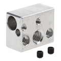 Miniatyrbilde 1 av 5: 3D-skriver varmeblokk aluminium varmeblokk for Ender 3 S1 V6 Hotend ekstruder