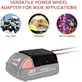 Miniatyrbillede 5 af 5: 2-pak hjuldriv lithium-ion-batteriadapter M18