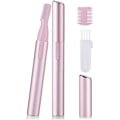 Miniatyrbilde 1 av 5: Kvinners og menns øyenbryns epilator smertefri ansiktshår barbermaskin (rosa) Rosa
