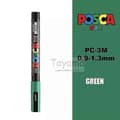 Uni Posca PC-3M Fin Spids Marker Pen 0,9-1,3 mm Vandbaseret 24 Farver Kunstmarkører green