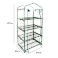 Miniatyrbillede 5 af 5: Drivhusbeskyttelse til have 4 niveauer 160x69x49cm Holdbar plantebeskyttelse Anti insektbeskyttelse