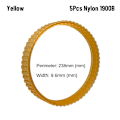 Pikkukuva 1 / 5: Sähkökäyttöinen hihnavetohihna KELTAINEN 5KPL NYLON 1900B 5KPL Keltainen Yellow 5Pcs Nylon 1900B-5Pcs Nylon 1900B