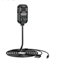 Miniatyrbillede 1 af 5: Trådløs lydtransmitter og -modtager Siri stemmeassistent 3,5 mm AUX USB-adapter