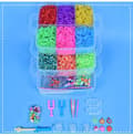 Miniatyrbild 5 av 7: Mega-kit Loom Bands - 4500 st med tillbehör multifärg multicolor