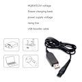 Pikkukuva 2 / 5: 15V One Blade -parranajokoneen laturi Norelco Oneblade Qp6510 Qp6520 Qp6530 Qp6550 Usb - DC 15V virtalähde