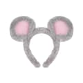 Plys Museører Hårbøjle til Cosplay & Temafester Grå Grey 24.00X18.00X1.50CM