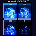 Miniatyrbilde 2 av 10: 2M LED Bluetooth Fjernkontroll USB Garland Lys RGB Julelys 2M-20led